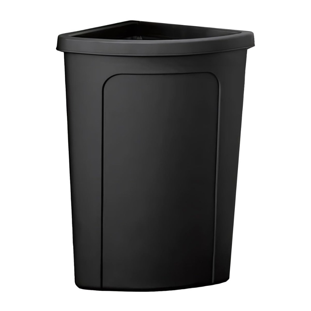 Commercial Kitchen Garbage Can - 大型21ガロンコーナーキッチンゴミ箱 - 頑丈な業務用ゴミ箱、耐久性のあるゴミ容器、プラスティ製リサイクルビン