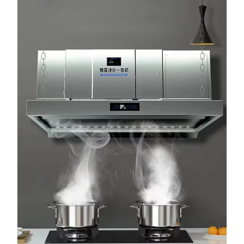 Commercial Kitchen Exhaust Hood - カスタマイズされた静電空気清浄機内蔵型ESP業務用厨房排気フードレストラン換気