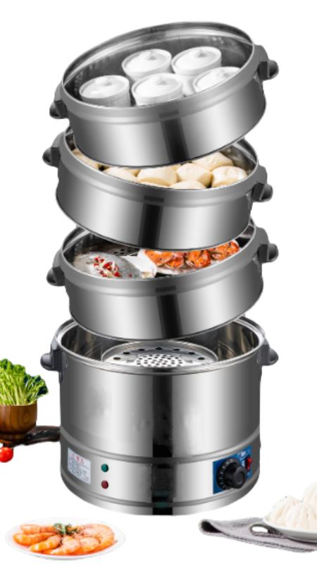 Commercial Kitchen Boiler - 業務用35cm 40cm 47cmステンレス製キッチン蒸し器電気蒸し器電気ボイラー蒸し器バケット蒸しパン機