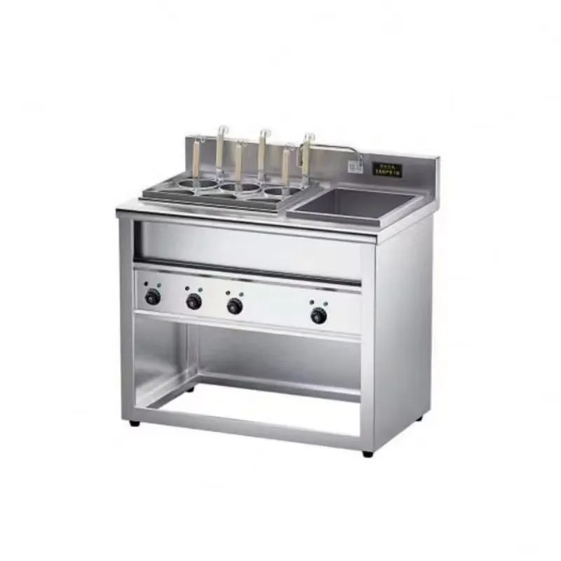 Commercial Kitchen Boiler - 業務用ガス式ラーメンボイラー バンマリー 3口ヒーター 2KW プロフェッショナルキッチン機器 101x87x140cm