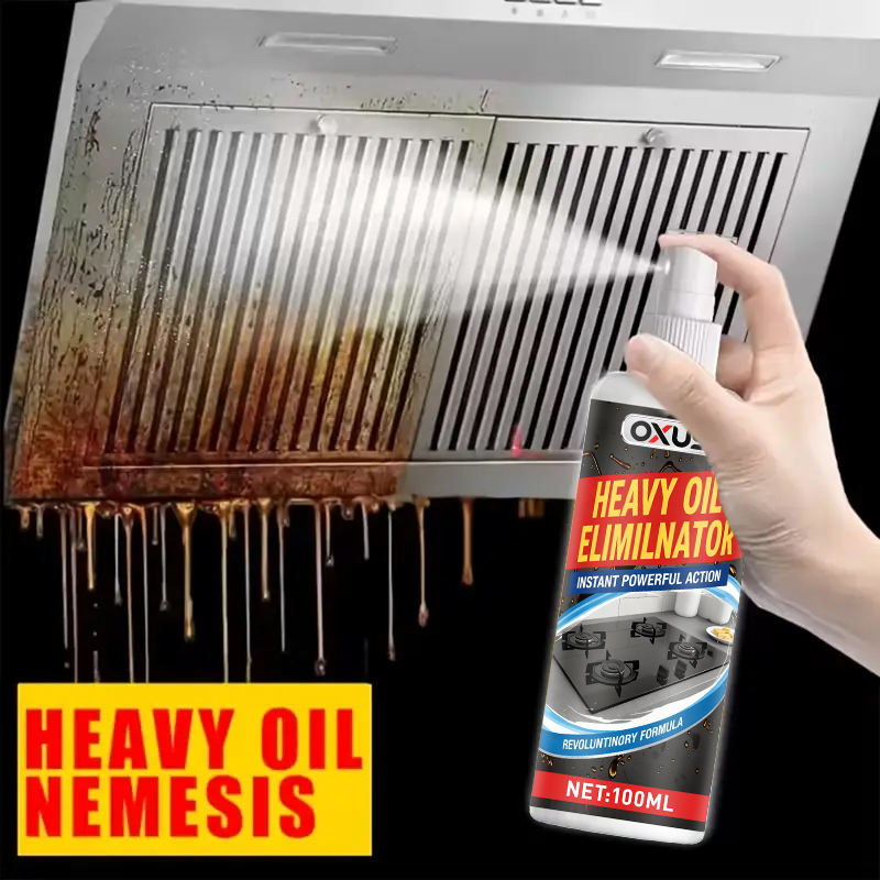 Commercial Kitchen Boiler - 100ML 強力なキッチン油汚れクリーナースプレー 工業用グレードの油汚れ除去剤、レンジフード、コンロ、オーブン、カウンタートップ用の速効性フォーミュラ