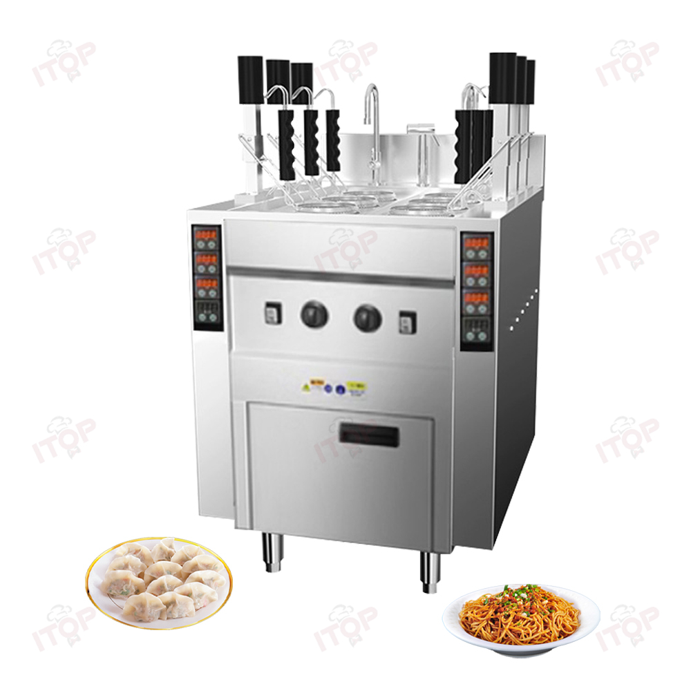 Commercial Kitchen Boiler - 業務用卓上6穴電気麺調理ボイラー パスタクッカー キッチン機器