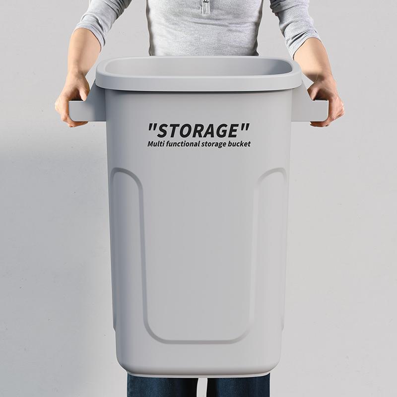 Commercial Kitchen Garbage Can - インダストリアルスタイル大容量キッチン屋外ゴミ箱ハイモデル業務用レストランゴミ箱家庭用清掃ツール