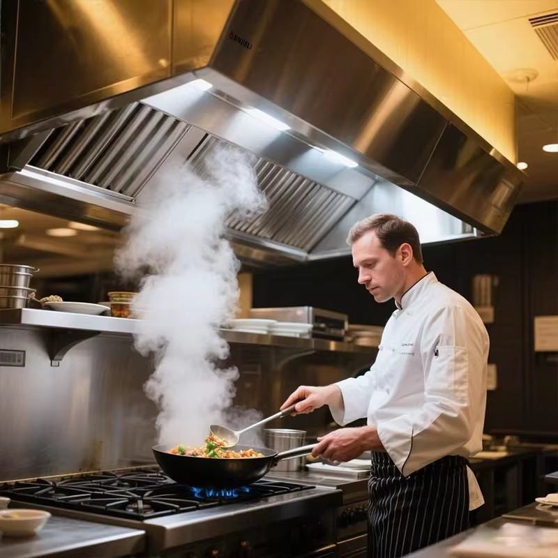 Commercial Kitchen Vent Cleaning - お手入れが簡単な業務用ステンレスISOクッカー排煙ベントフード、レストラン、ホテル、厨房用排気システムレンジフード