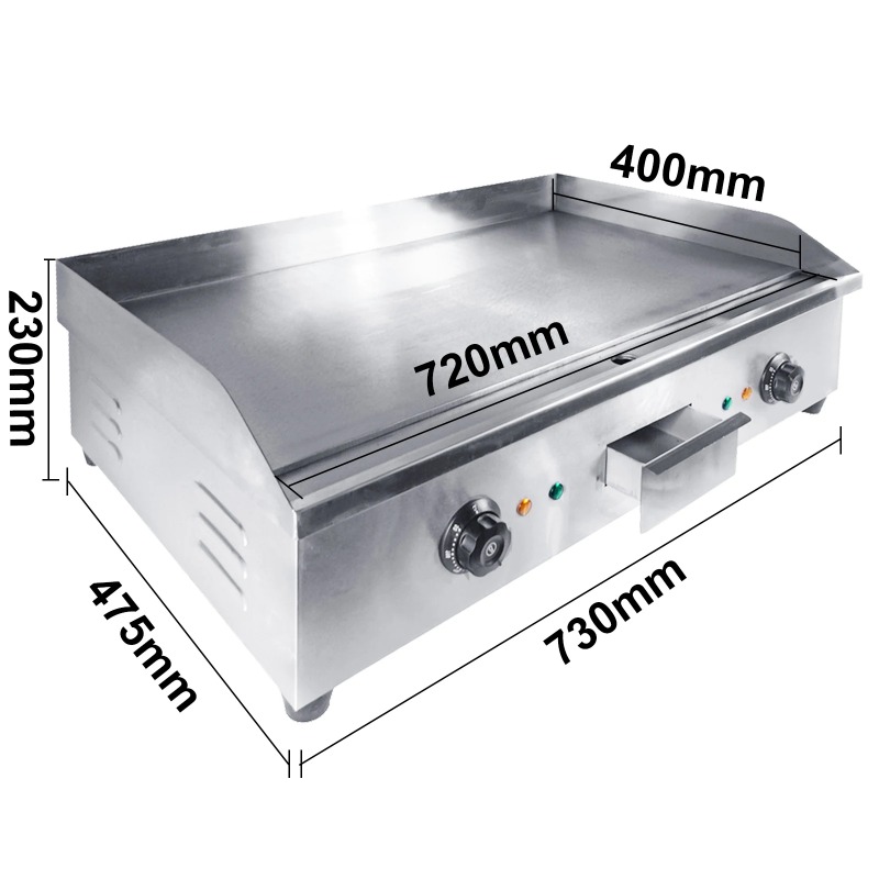 Electric Griddle Flat Top - 新型商品 業務用電気グリドル 温度調節機能付き フラットトップグリル ホットプレート カウンタートップグリル