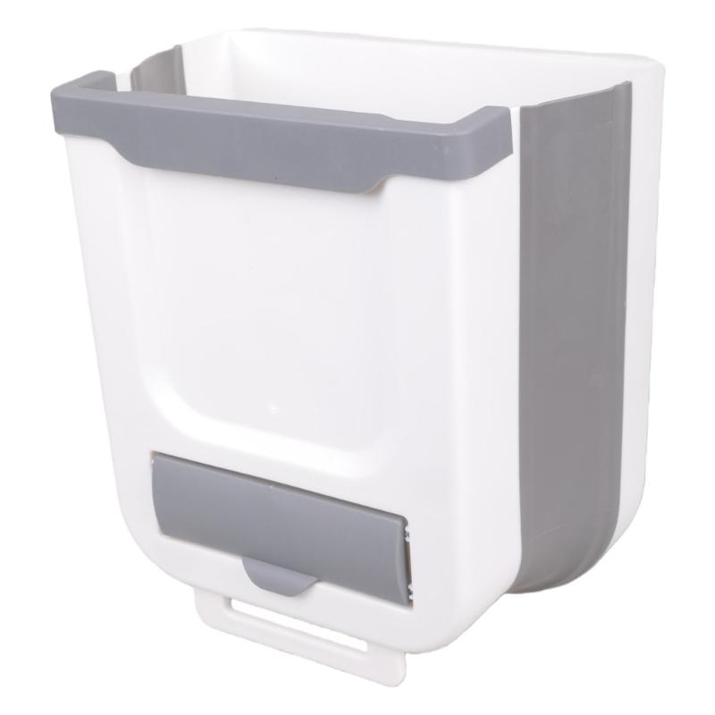 Commercial Kitchen Trash Can - 31BC 折りたたみ式ゴミ箱漏れ防止吊り下げ廃棄物容器キャビネット浴室用