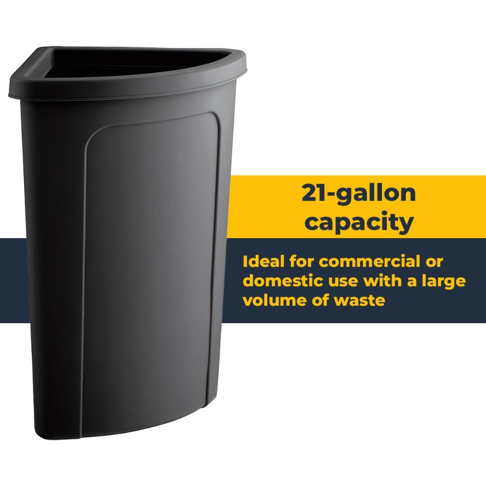 大型21ガロンコーナーキッチンゴミ箱 - 頑丈な業務用ゴミ箱 - Commercial Kitchen Garbage Can のレビューと価格