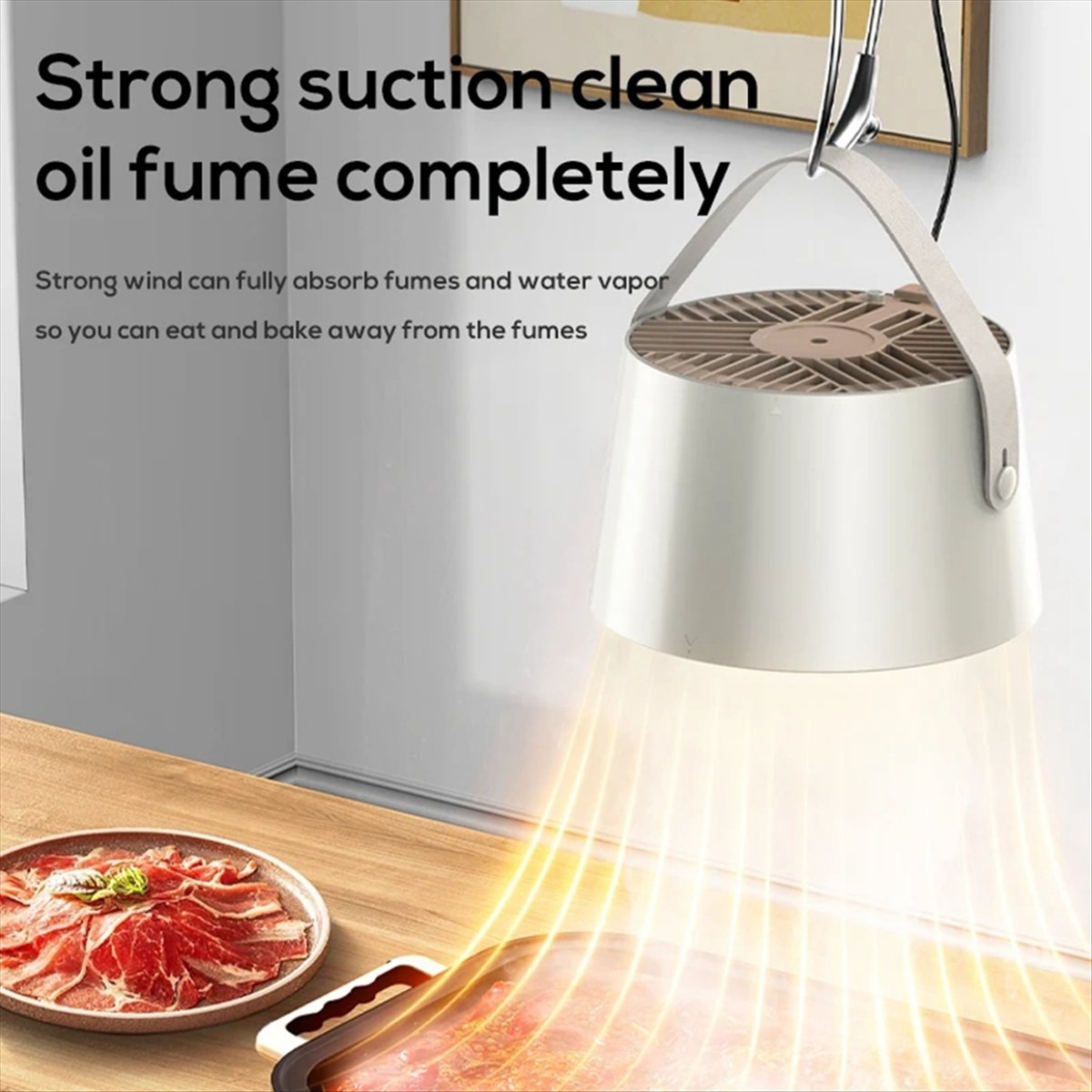 M10K ポータブルレンジフード キッチン排気ファン デスク - Commercial Kitchen Canopy のレビューと価格