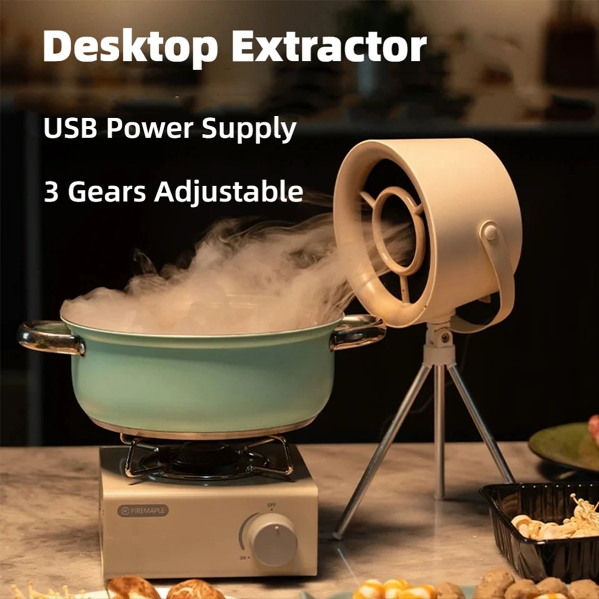 M10K ポータブルレンジフード キッチン排気ファン デスク - Commercial Kitchen Canopy のレビューと価格