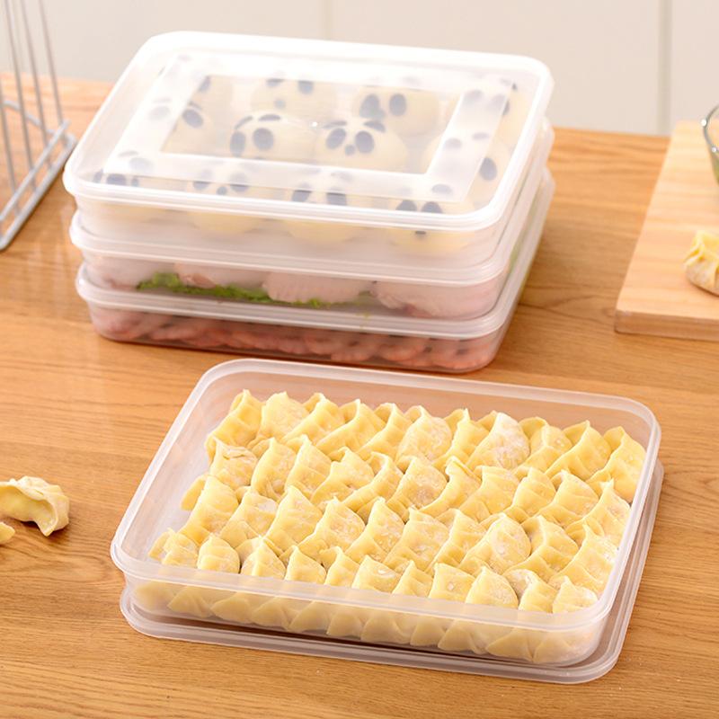 透明なキッチン収納ボックス 冷蔵庫オーガナイザー 食品グレー - Commercial Kitchen Utensil Organizer のレビューと価格