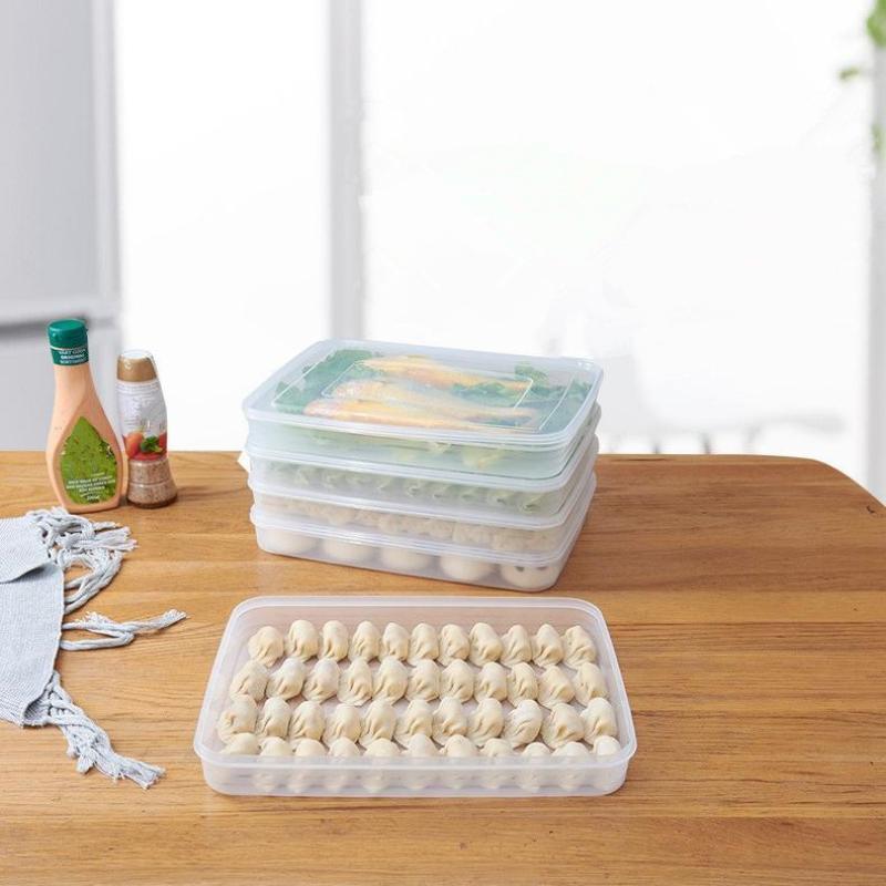透明なキッチン収納ボックス 冷蔵庫オーガナイザー 食品グレー - Commercial Kitchen Utensil Organizer のレビューと価格