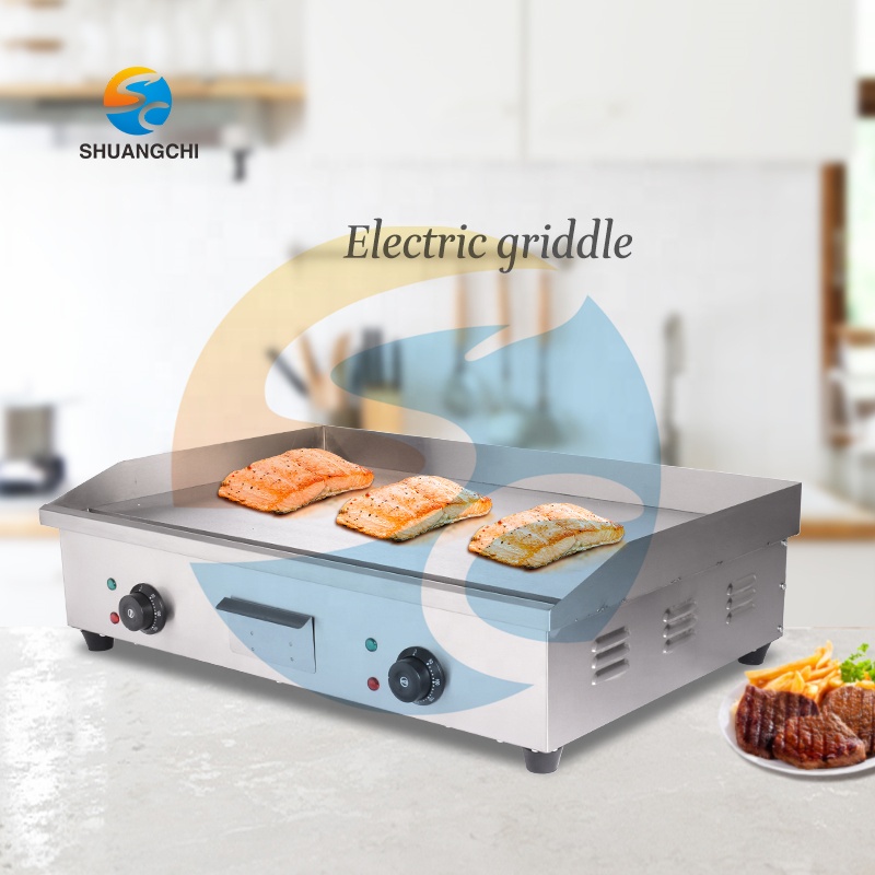 双池商用電気グリドル、ステンレス製フラットトップ、牛肉ステー - Electric Griddle Flat Top のレビューと価格