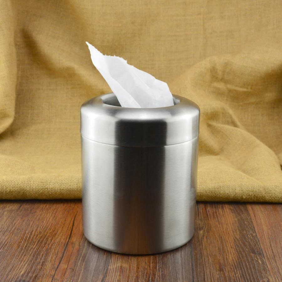 ステンレス製ゴミ箱 寝室 キッチン オフィス 車 卓上 リサ - Commercial Kitchen Trash Can のレビューと価格