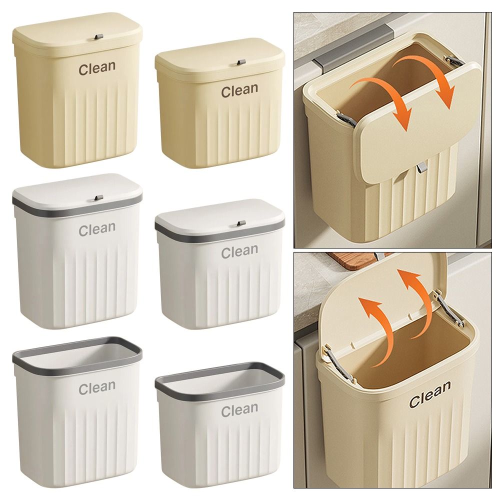 1個入り 耐久性のあるキャビネットコンポストゴミ箱 壁掛け式 - Commercial Kitchen Trash Can のレビューと価格
