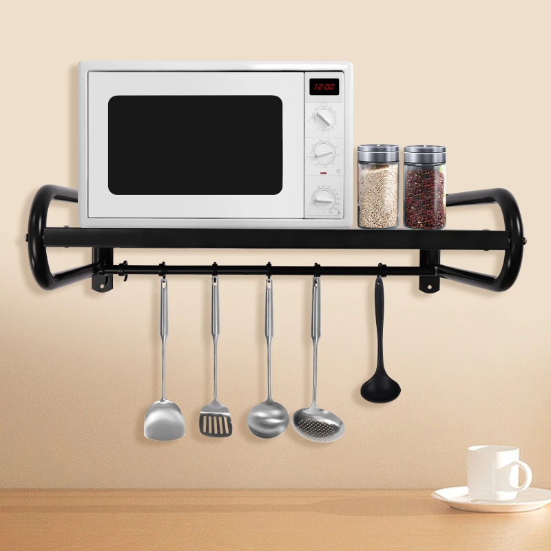 壁掛け式電子レンジラック、耐久性のある炭素鋼、キッチン整理用 - Commercial Kitchen Microwave のレビューと価格