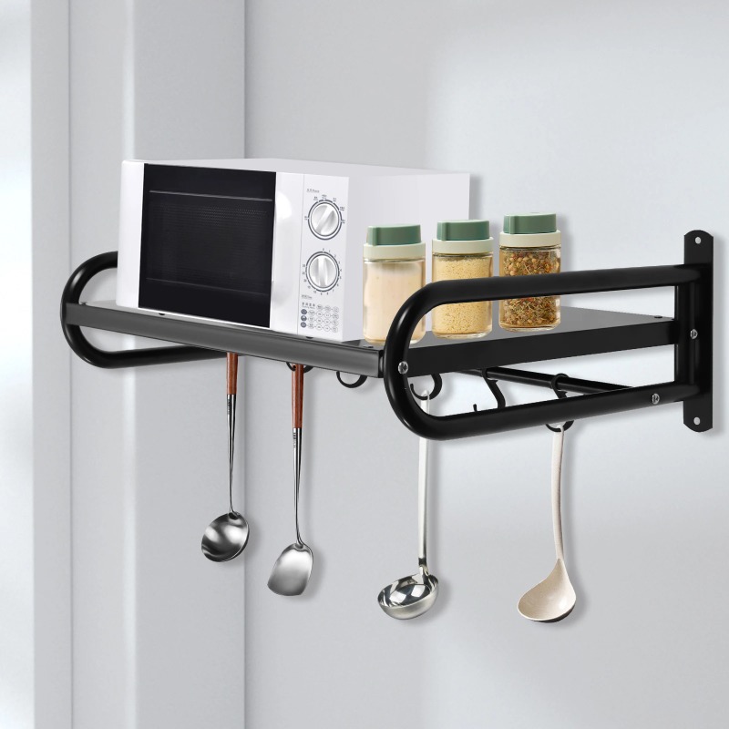 壁掛け式電子レンジラック、耐久性のある炭素鋼、キッチン整理用 - Commercial Kitchen Microwave のレビューと価格