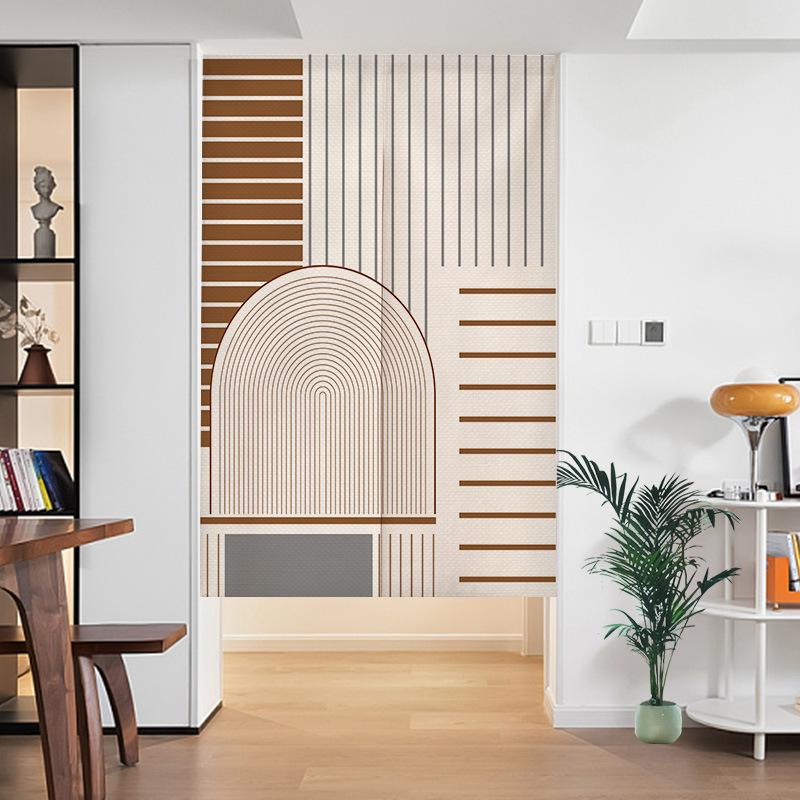 Wabi-sabiスタイルのドアカーテン,シンプルなストライ - Commercial Kitchen Canopy のレビューと価格