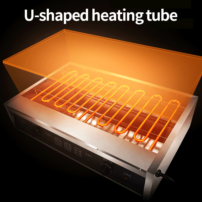 無煙電気BBQグリル業務用ステンレス鋼ケバブロティサリーオー - Commercial Kitchen Grill のレビューと価格
