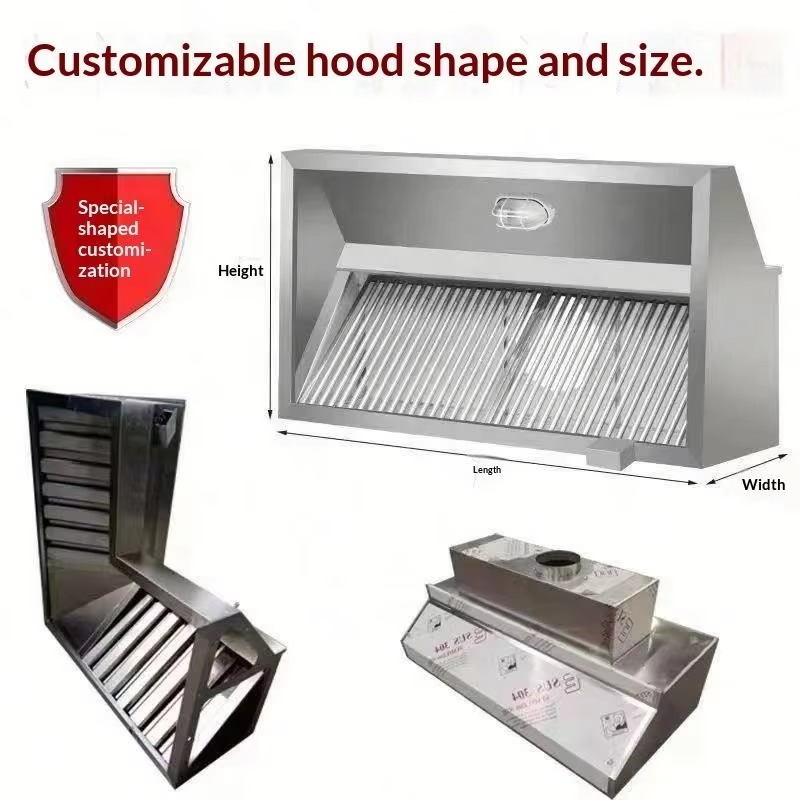業務用カスタマイズ可能なキッチン壁掛けステンレス鋼製コンビネ - Commercial Kitchen Exhaust Hood のレビューと価格