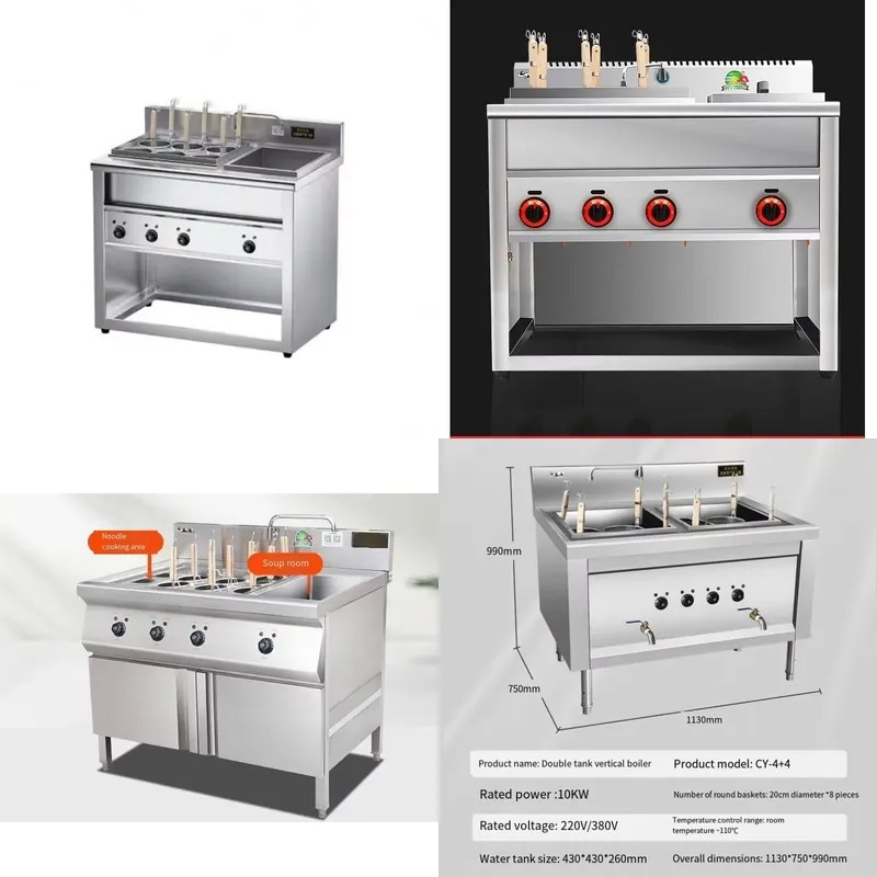 業務用ガス式ラーメンボイラー バンマリー 3口ヒーター 2K - Commercial Kitchen Boiler のレビューと価格