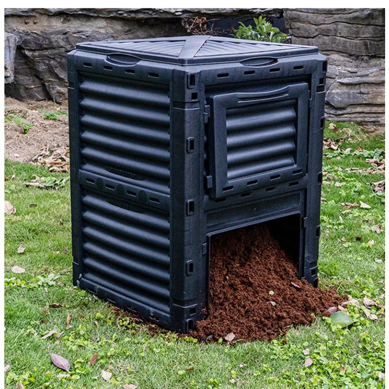 庭用堆肥容器 屋外堆肥ボックス キッチンゴミ・落ち葉用 有機 - Commercial Kitchen Trash Can のレビューと価格