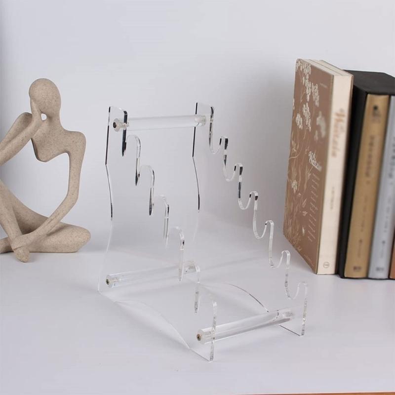 透明なナイフディスプレイスタンドアクリルカトラリーブロックナ - Commercial Kitchen Knife Holder のレビューと価格