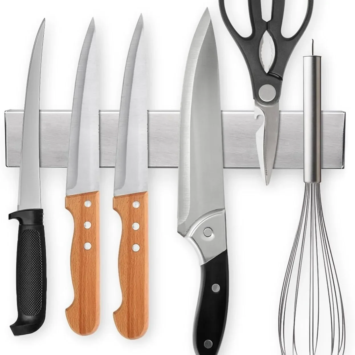 10 インチステンレス鋼ナイフスタンド磁気ナイフホルダー壁ブ - Commercial Kitchen Knife Holder のレビューと価格