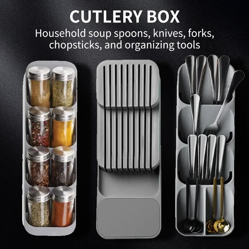 キッチン引き出しカトラリー収納トレイナイフホルダースプーンフ - Commercial Kitchen Knife Holder のレビューと価格