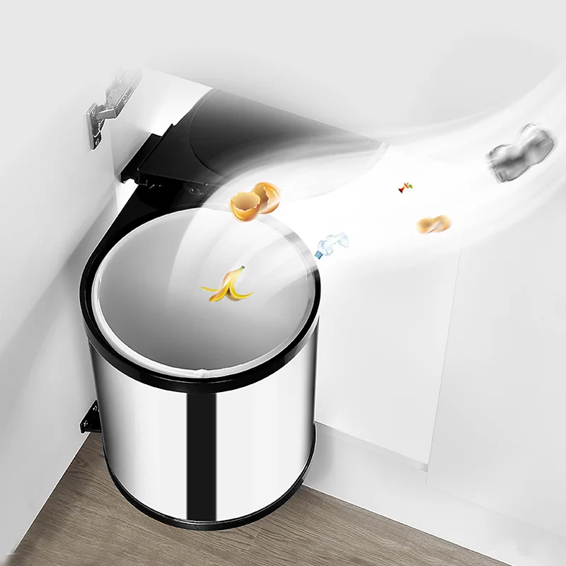 プレミアムプルアウト式キャビネットゴミ箱 ステンレス製キッチ - Commercial Kitchen Trash Can のレビューと価格