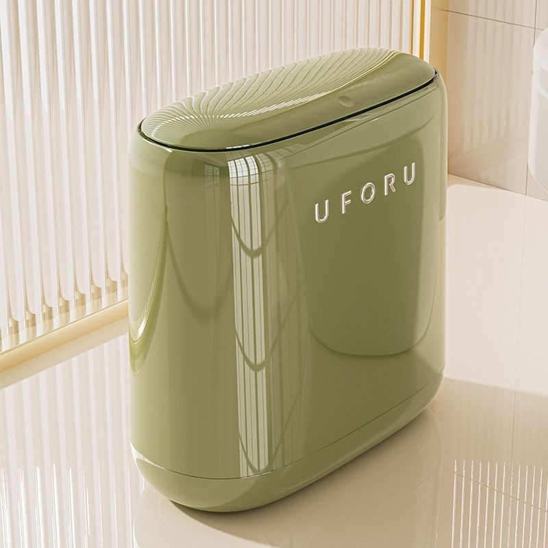 バスルーム用狭いゴミ箱 プラスチック製プレスカバー付きゴミ箱 - Commercial Kitchen Trash Can のレビューと価格