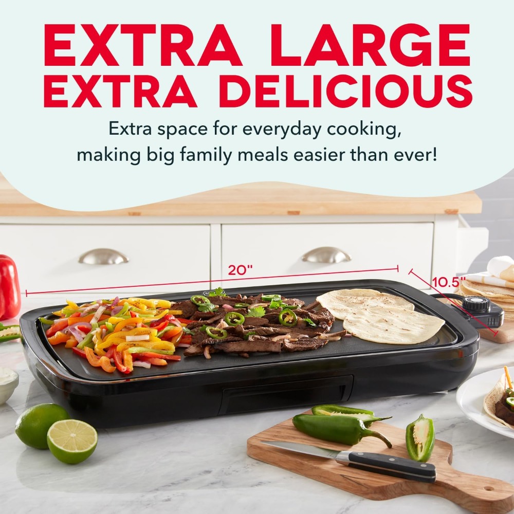 取り外し可能なノンスティックプレート付き電気グリドル、20イ - Electric Griddle Flat Top のレビューと価格