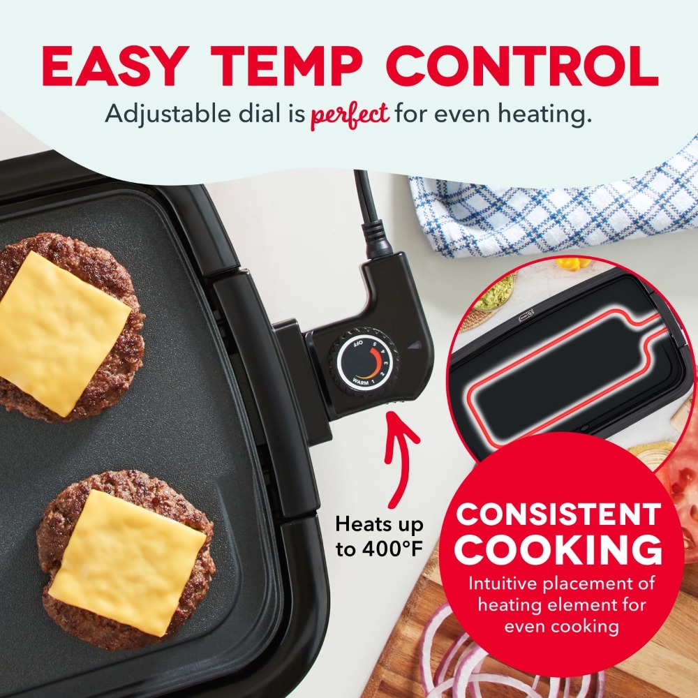 取り外し可能なノンスティックプレート付き電気グリドル、20イ - Electric Griddle Flat Top のレビューと価格