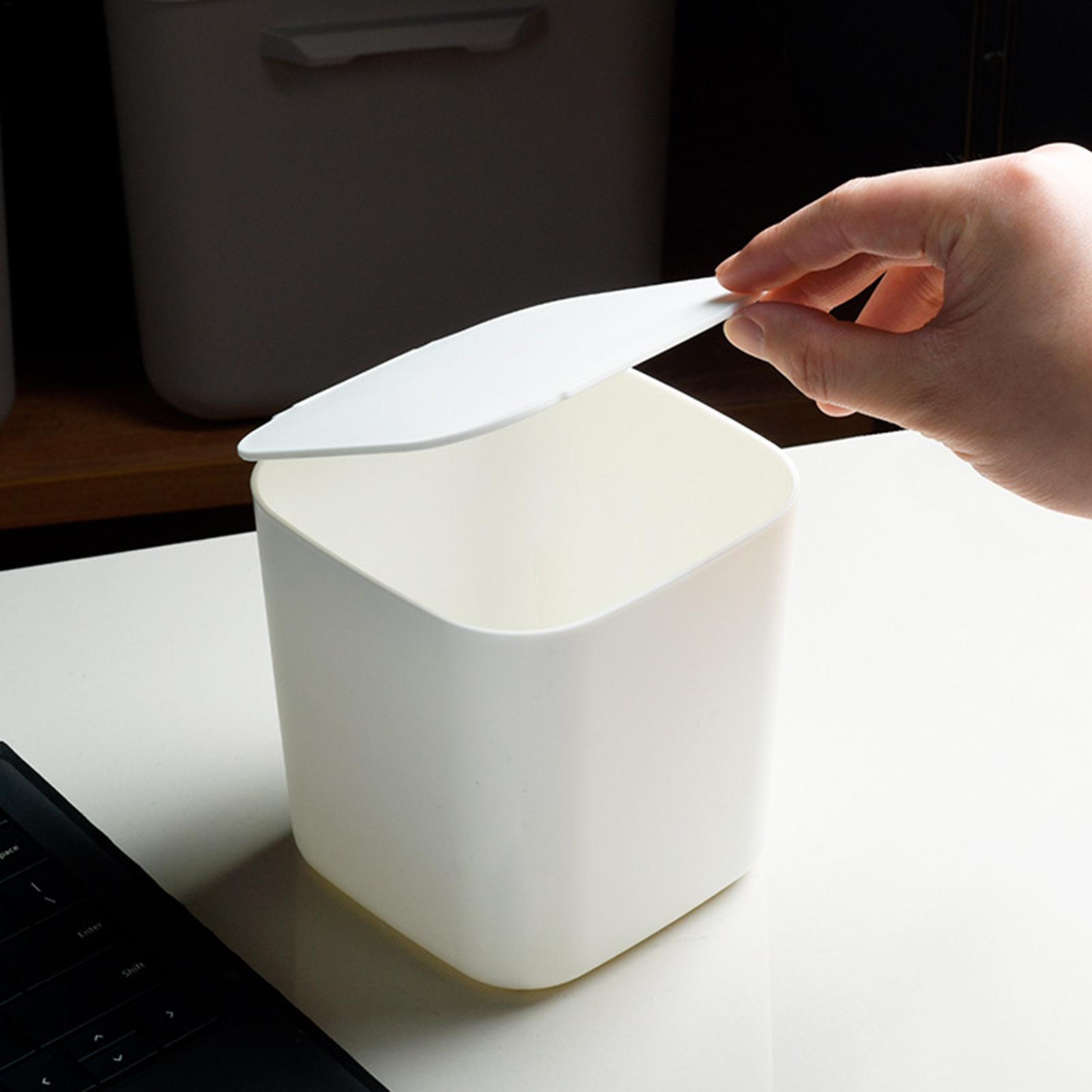 蓋付きミニゴミ箱、オフィスデスク、寝室、車、キッチンカウンタ - Commercial Kitchen Trash Can のレビューと価格