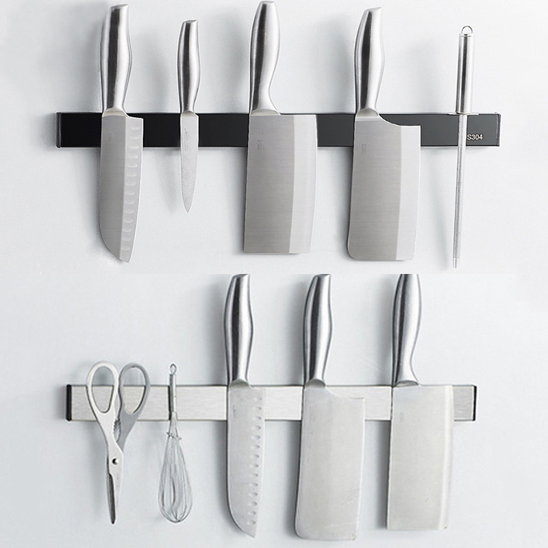 磁気壁掛けナイフホルダー,ステンレス鋼ドリルなし,包丁,食器 - Commercial Kitchen Knife Holder のレビューと価格