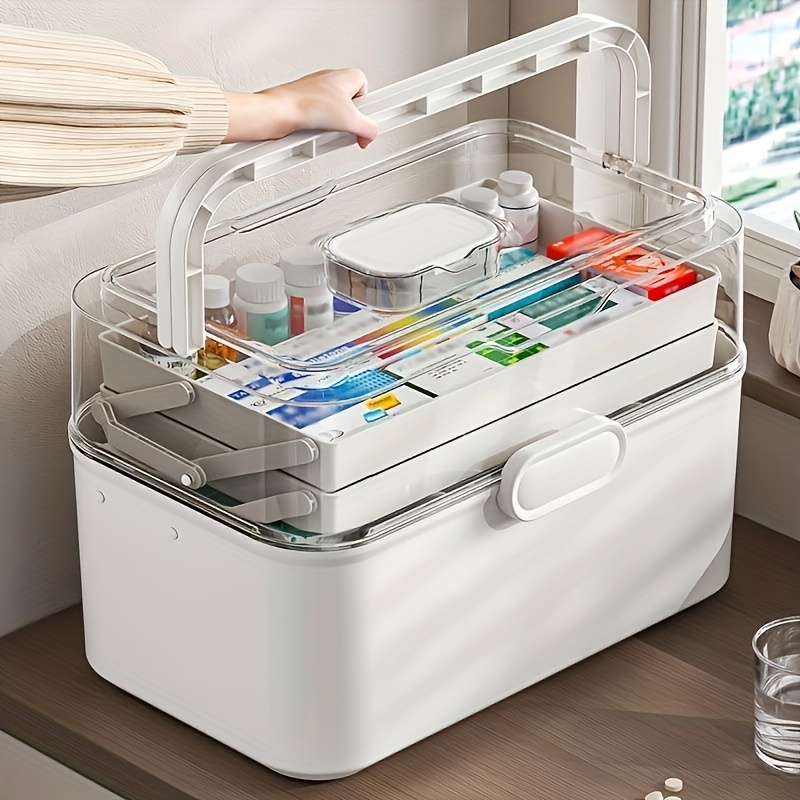 大容量透明蓋付き薬収納ボックス/ディスペンサーボックス -  - Commercial Kitchen Utensil Organizer のレビューと価格