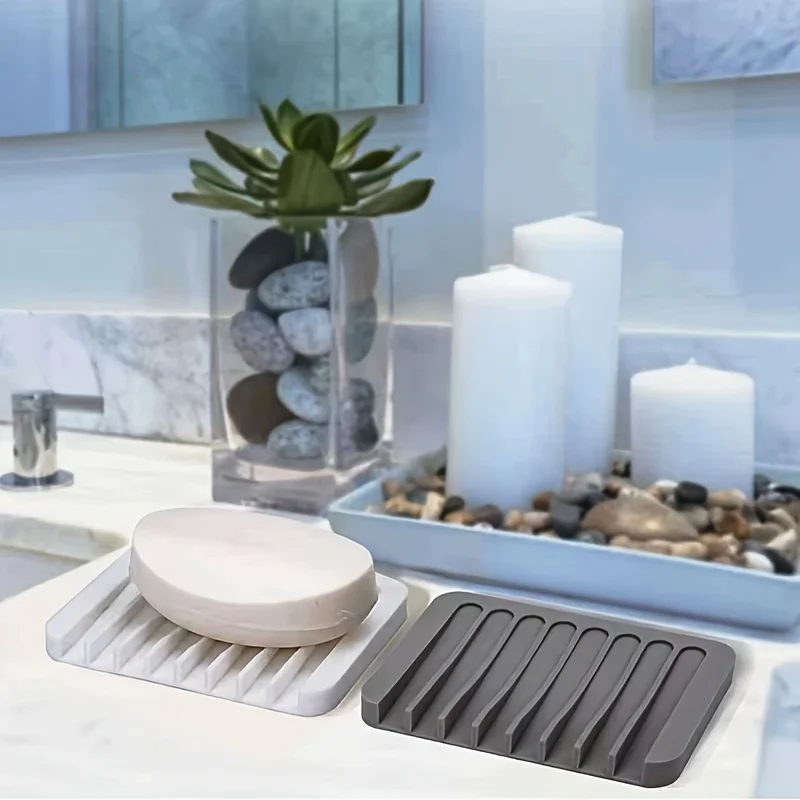 新しい1個入りシリコン製水切り石鹸置き、穴あけ不要、滑り止め - Commercial Kitchen Utensil Organizer のレビューと価格