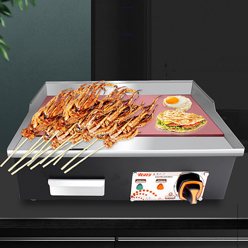 業務用鉄板焼きグリル 電気ステンレス製 大型フラットホットプ - Commercial Kitchen Grill のレビューと価格