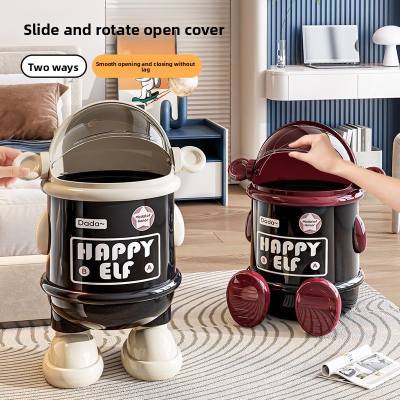 漫画風家庭用フリップ式ゴミ箱、キッチン、リビングルーム、蓋付 - Commercial Kitchen Trash Can のレビューと価格