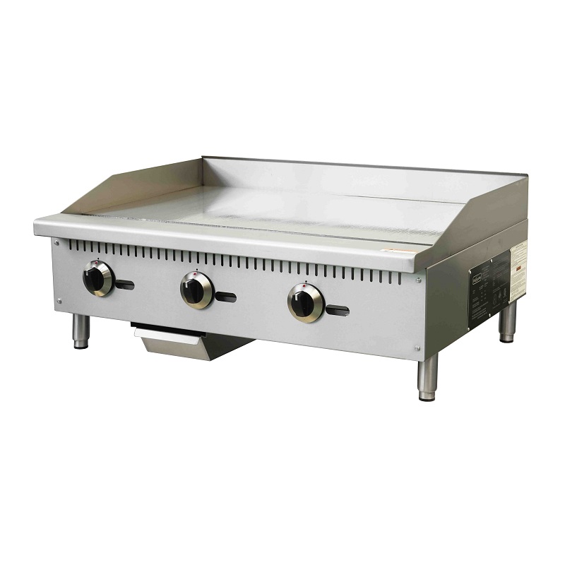 36インチ3口業務用グリドル、プロ仕様厨房フラットトップグリ - Commercial Kitchen Grill のレビューと価格
