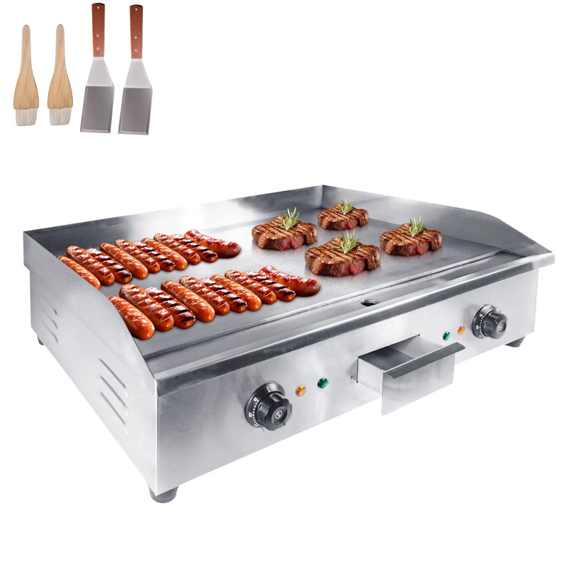 新型商品 業務用電気グリドル 温度調節機能付き フラットトッ - Electric Griddle Flat Top のレビューと価格