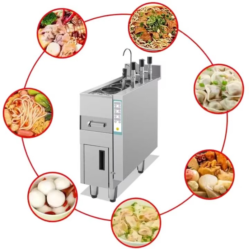 業務用3槽式電気自動昇降パスタクッカー、レストラン用自動昇降 - Commercial Kitchen Boiler のレビューと価格