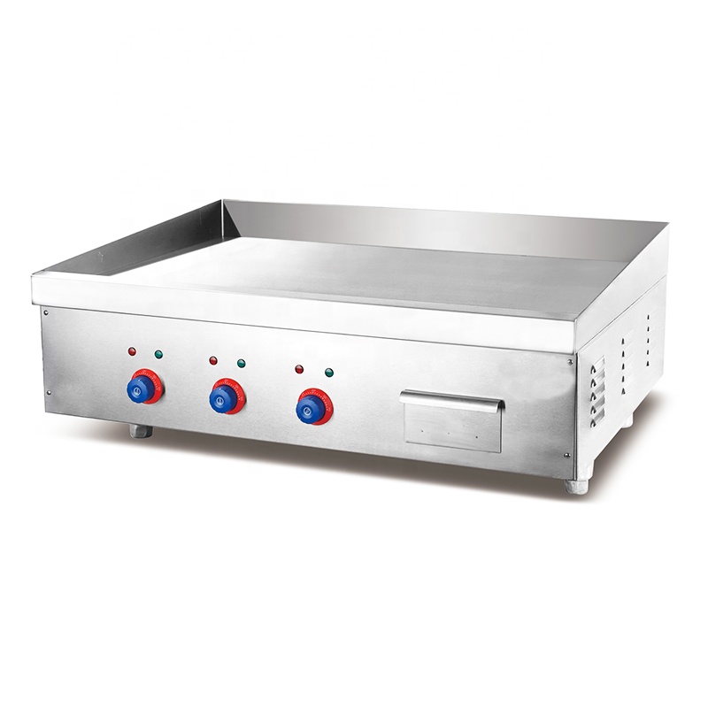 業務用厨房ステンレス製大型フラット機器卓上パンケーキピザバー - Electric Griddle Flat Top のレビューと価格