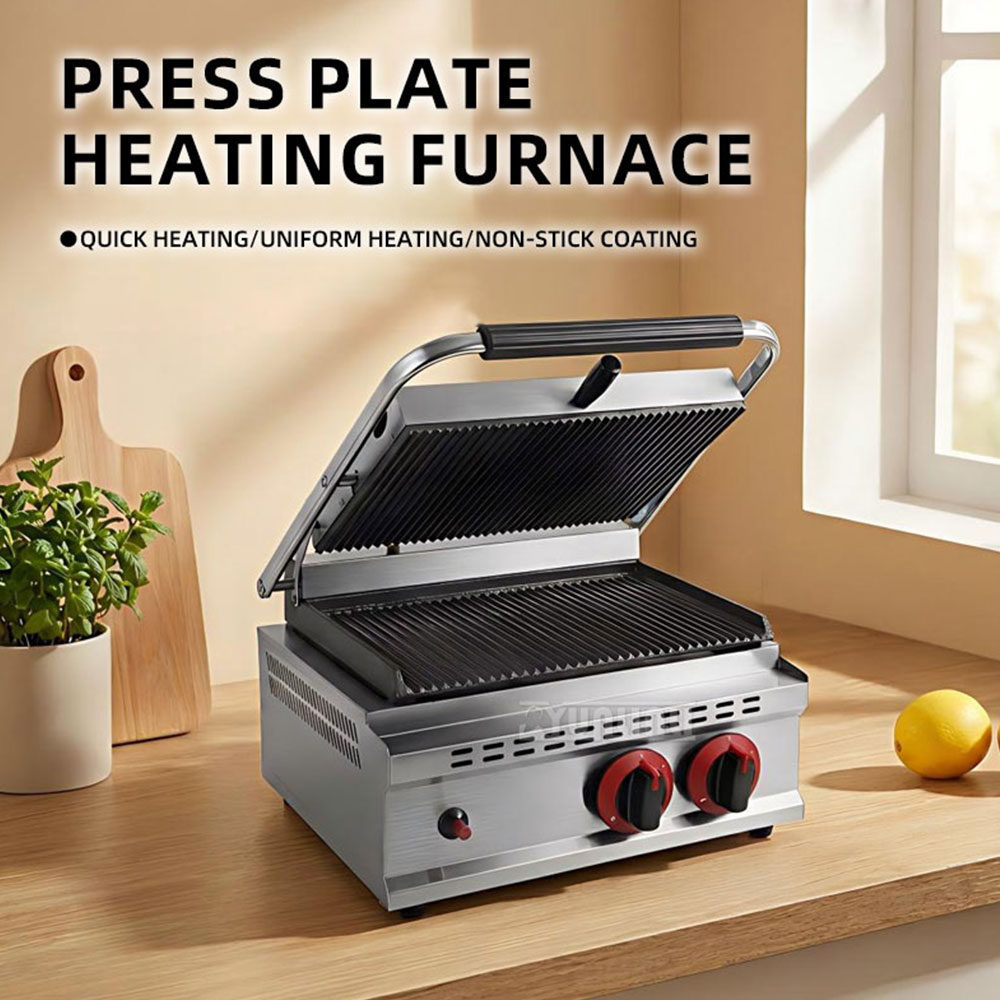 GH-812 ガス圧プレートグリルステーキサンドイッチマシン - Commercial Kitchen Grill のレビューと価格