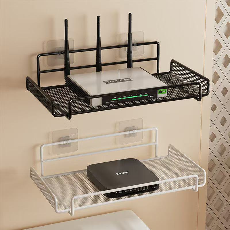 ステンレス製ルーターシェルフ 穴あけ不要 WiFi 壁掛けル - Commercial Kitchen Utensil Organizer のレビューと価格