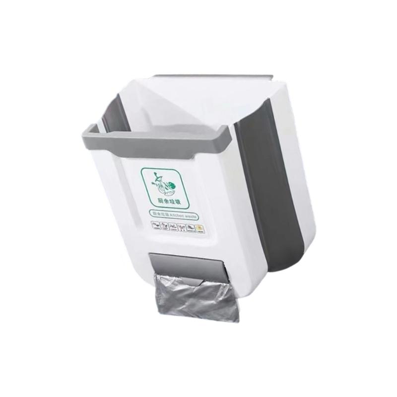 31BC 折りたたみ式ゴミ箱漏れ防止吊り下げ廃棄物容器キャビ - Commercial Kitchen Trash Can のレビューと価格